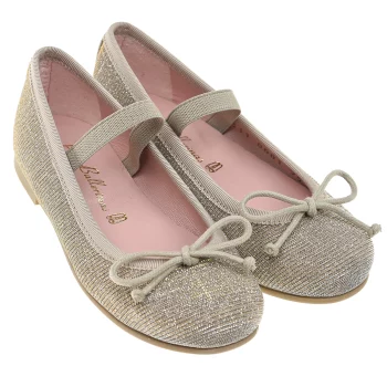Золотистые туфли с перемычкой Pretty Ballerinas детские(Золотистые туфли с перемычкой Pretty Ballerinas детские)