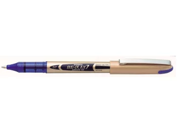 Ручка-роллер Zebra Zeb-Roller BE& AX7 0.7mm корпус Gold, стержень Blue EX-JB7-BL(Zeb-Roller BE)