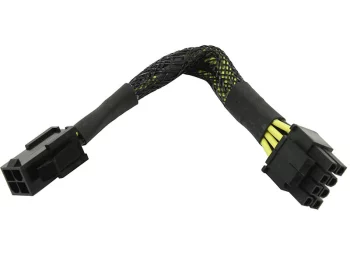 Аксессуар Кабель Akasa ATX PSU Adapter Cable 4-pin F x 8-pin M 15cm AK-CBPW10-15BK(AK-CBPW10-15BK)